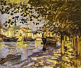 The Seine at Rouen I by Claude Monet